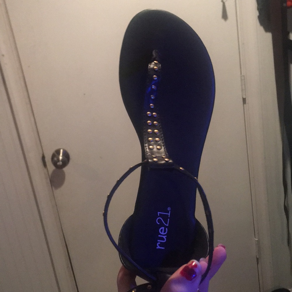 Black sandals